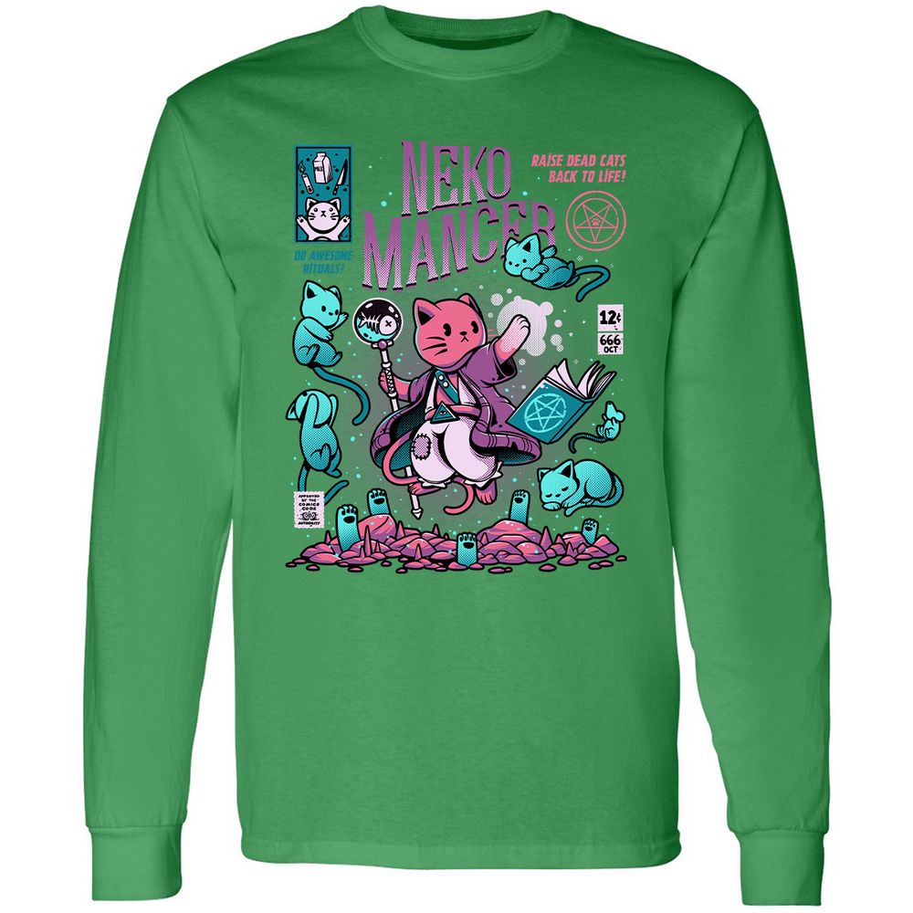 Long Sleeve T-Shirt - 3DZR2M9G - Irish Green - 10