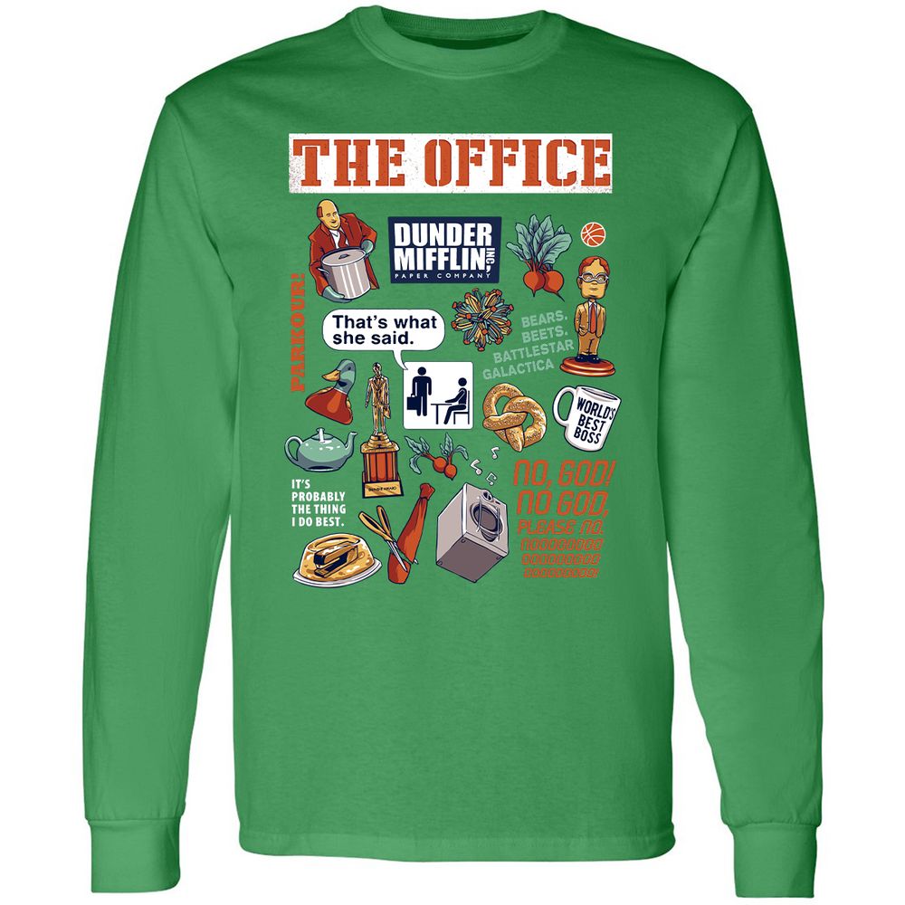 Long Sleeve T-Shirt - G45W1NKZ - Irish Green - 10