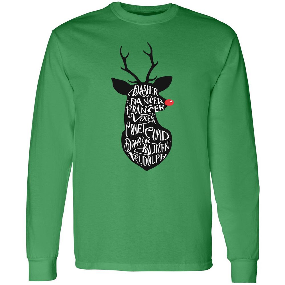 Long Sleeve T-Shirt - 48WQH1PK - Irish Green - 10