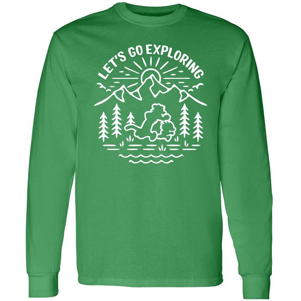 Long Sleeve T-Shirt - GAJEBL5Z - Irish Green - 10