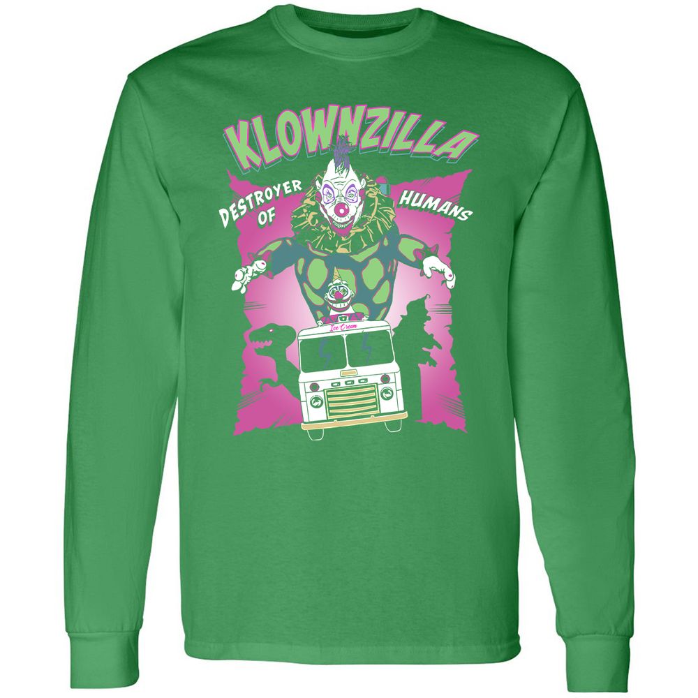 Long Sleeve T-Shirt - QHE1CD8G - Irish Green - 10