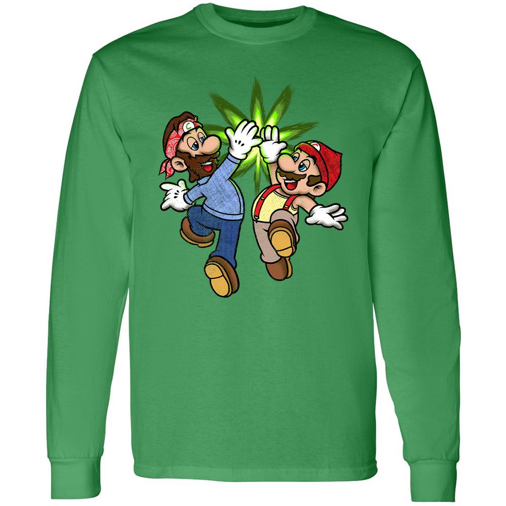 Long Sleeve T-Shirt - DJRV7U4Z - Irish Green - 10