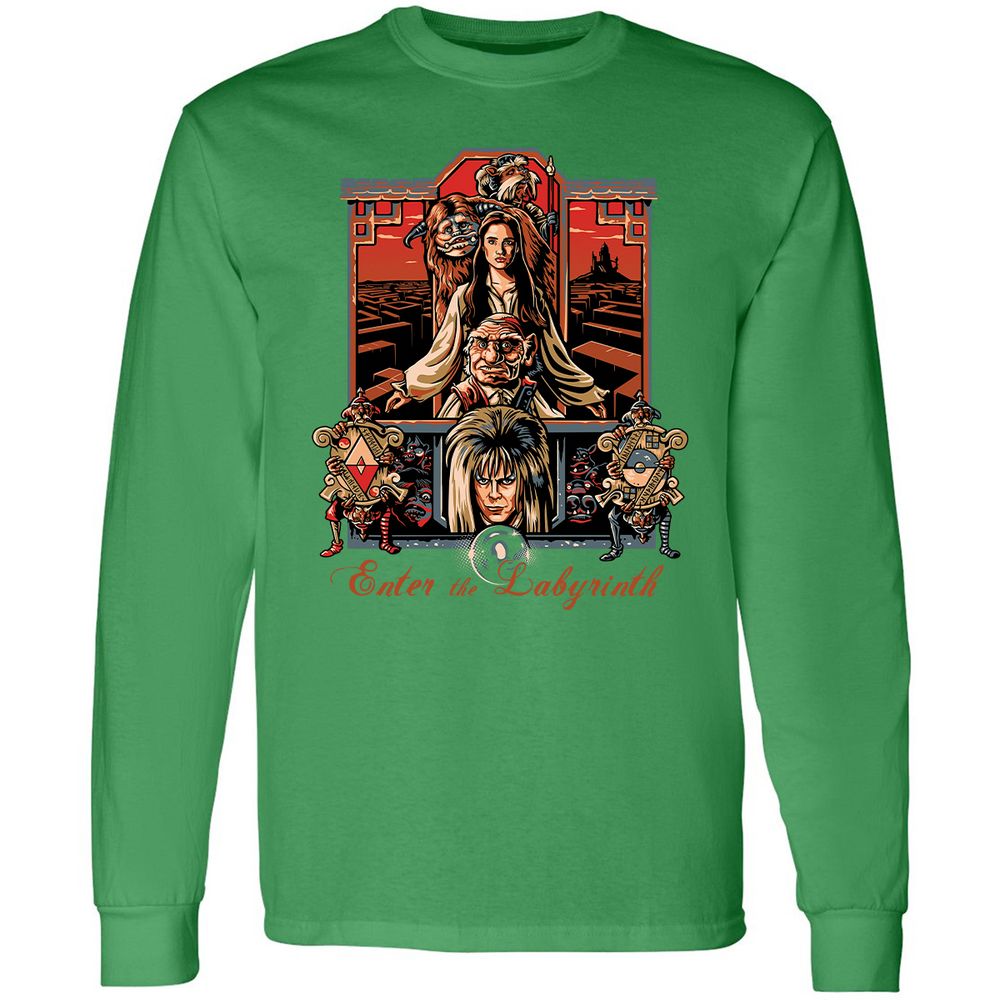 Long Sleeve T-Shirt - C39JMCHK - Irish Green - 10
