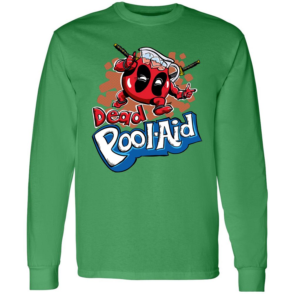 Long Sleeve T-Shirt - Q3EC9H6W - Irish Green - 10