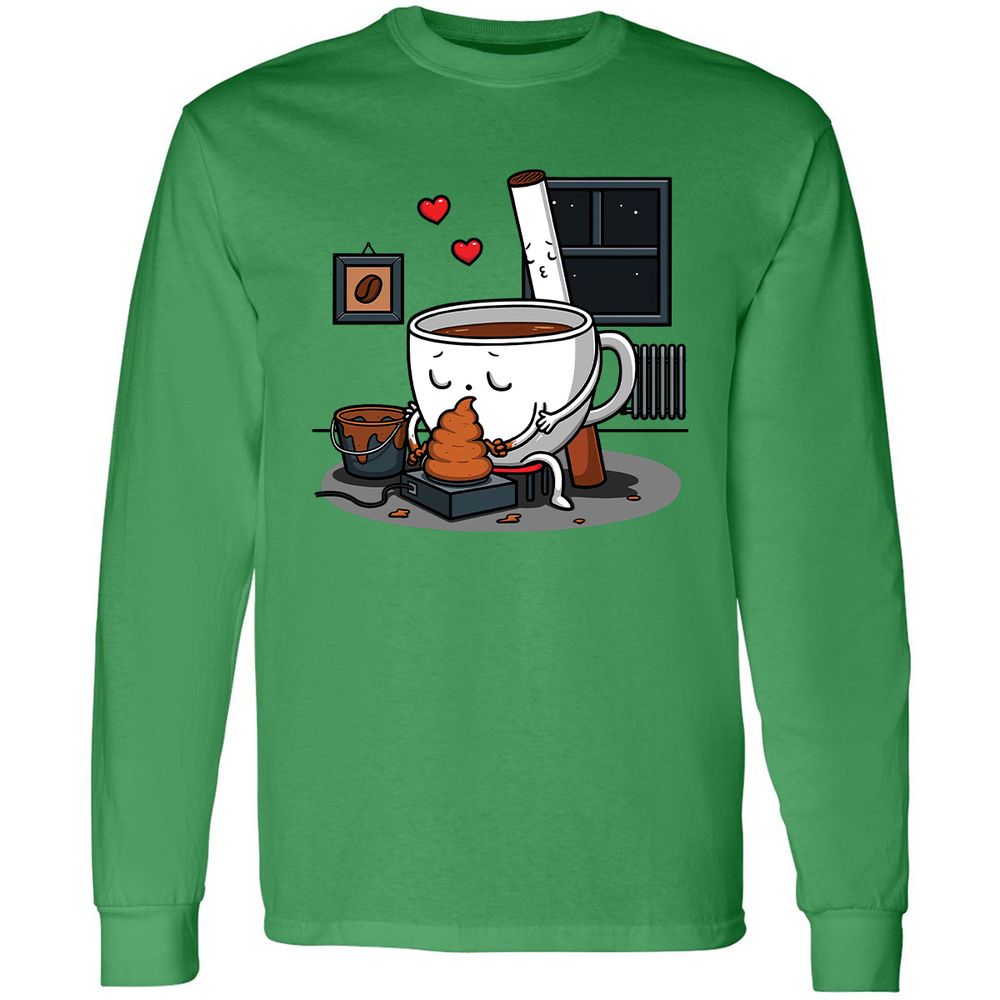 Long Sleeve T-Shirt - G1G8UFGU - Irish Green - 10
