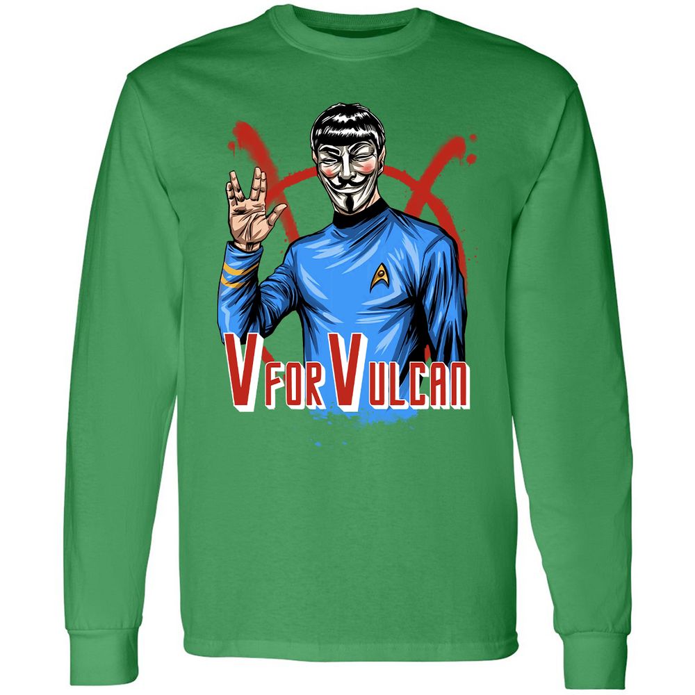 Long Sleeve T-Shirt - M1CHUQ8X - Irish Green - 10