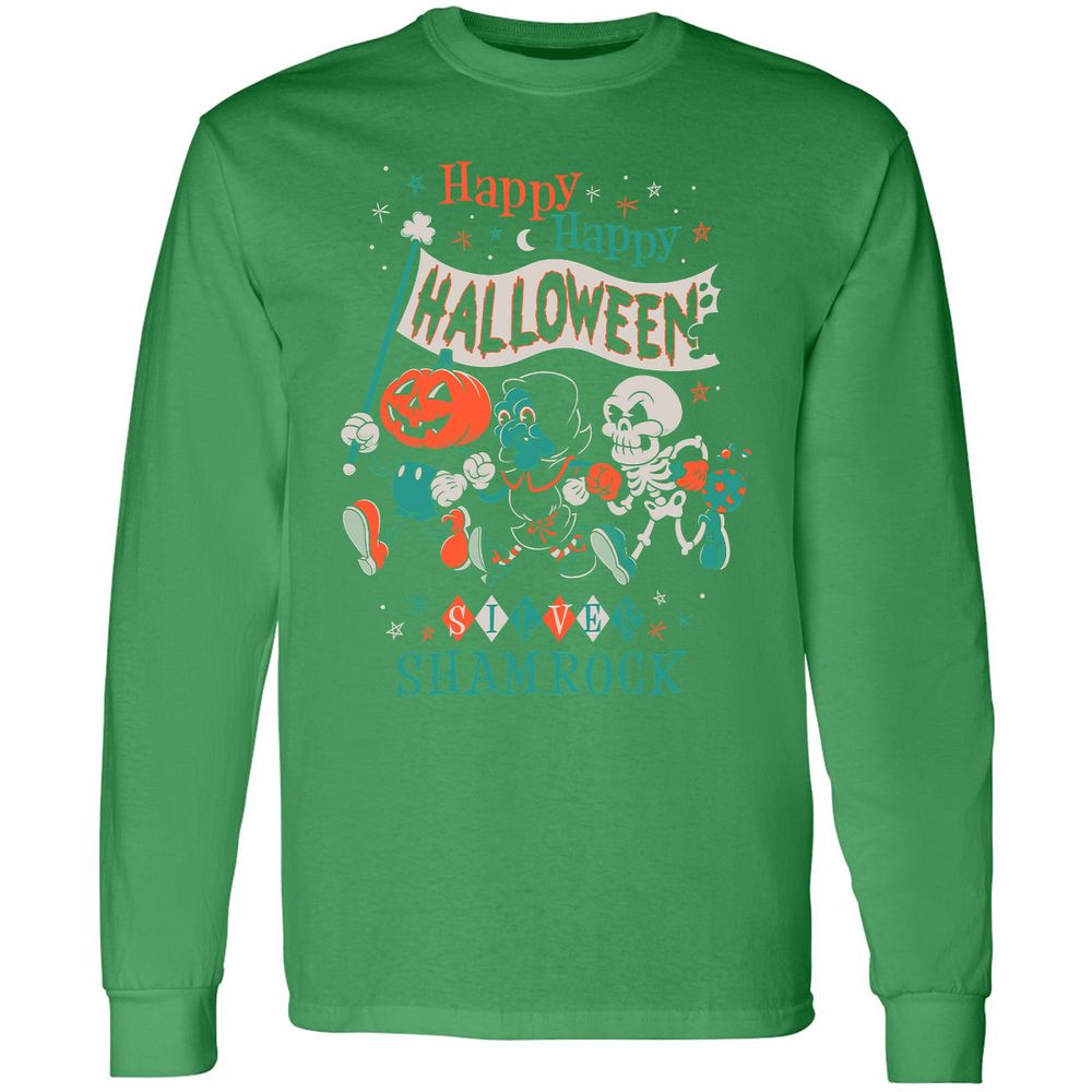 Long Sleeve T-Shirt - REFVR8ES - Irish Green - 10