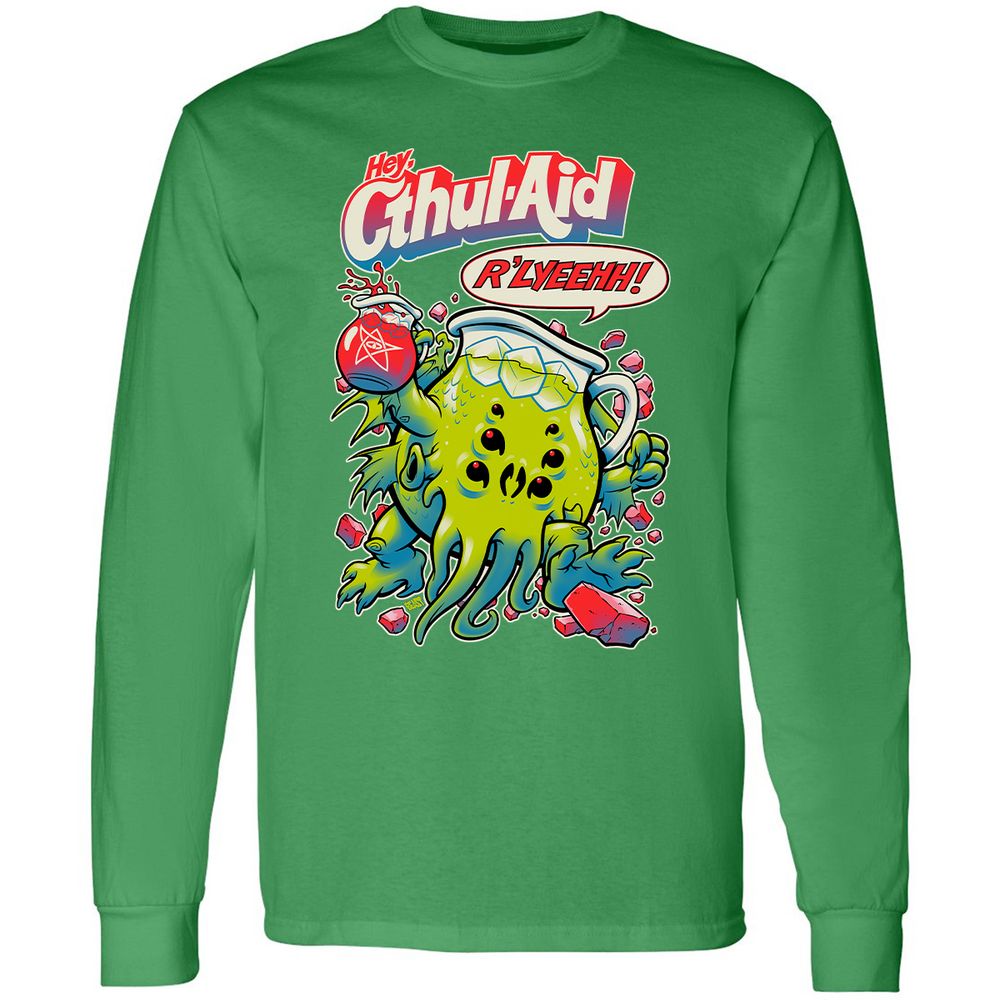 Long Sleeve T-Shirt - U75DYL9L - Irish Green - 10