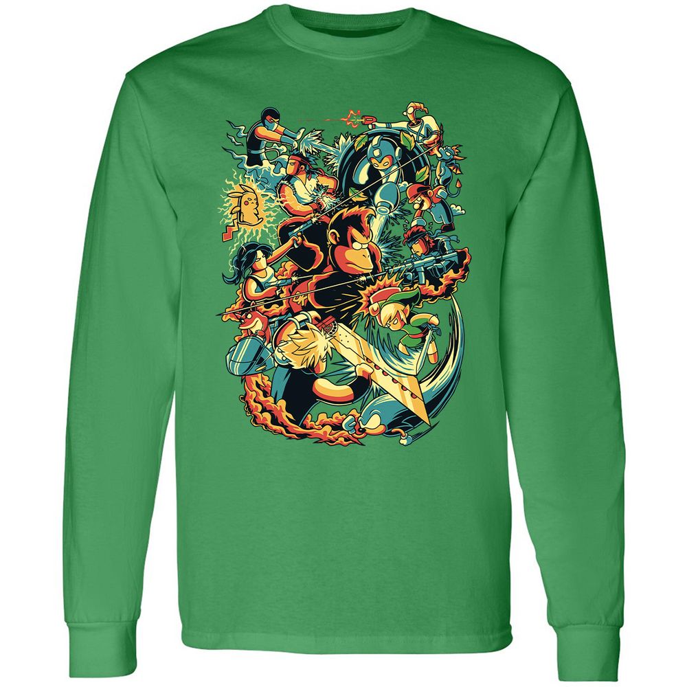 Long Sleeve T-Shirt - QUL1BU37 - Irish Green - 10