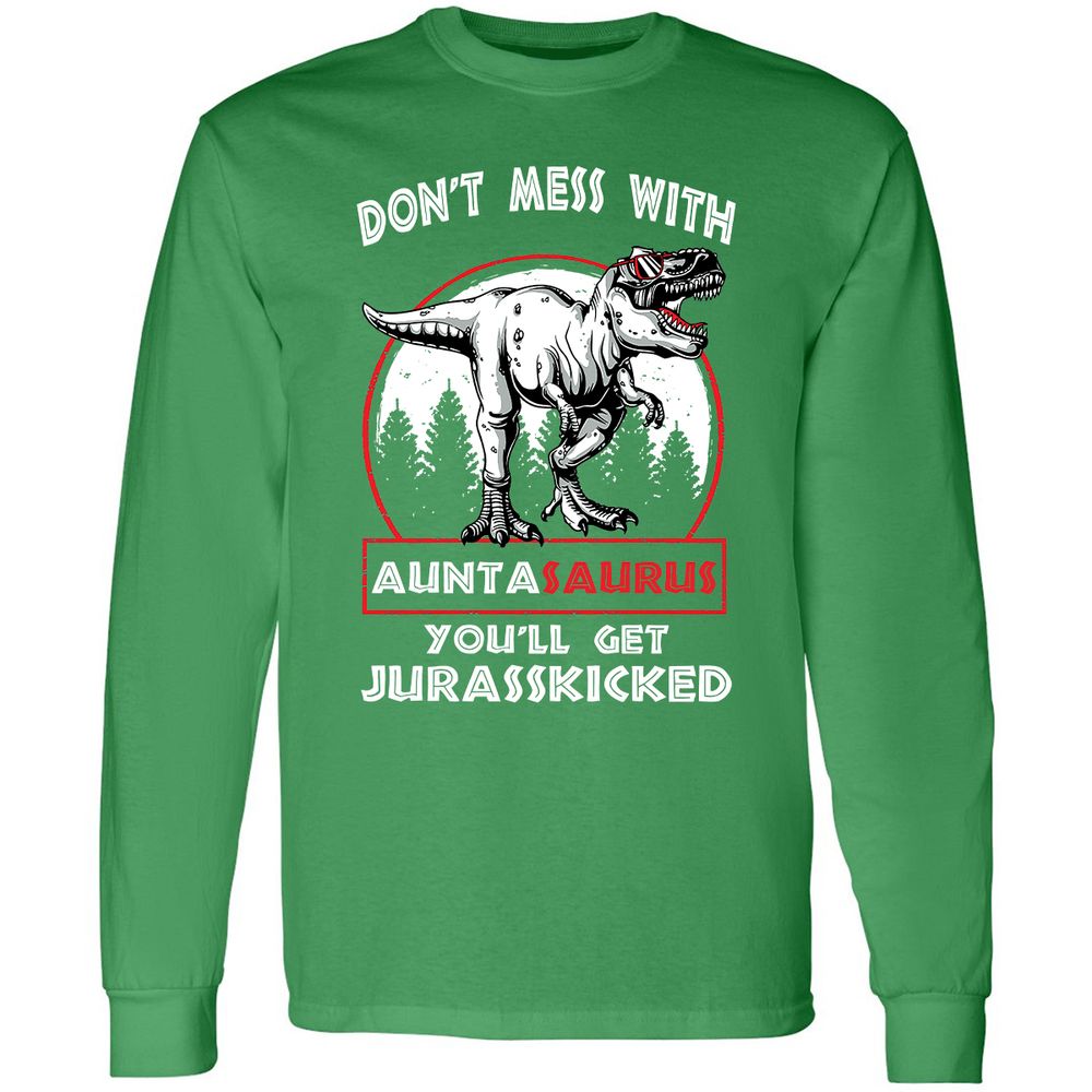 Long Sleeve T-Shirt - 3FSHT8SQ - Irish Green - 10