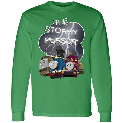 Long Sleeve T-Shirt - YUC9FEZK - Irish Green - 10