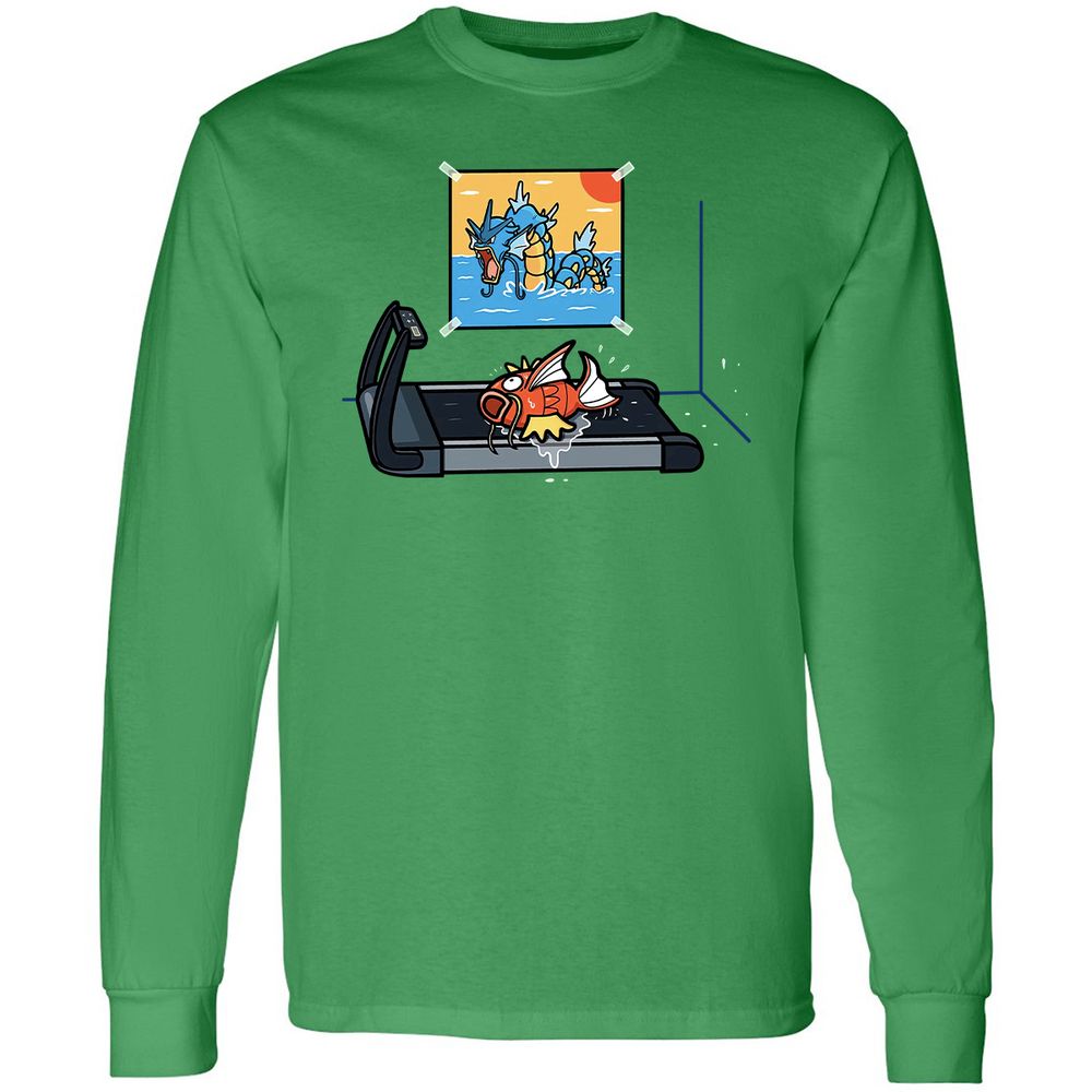 Long Sleeve T-Shirt - TEQMHXXW - Irish Green - 10