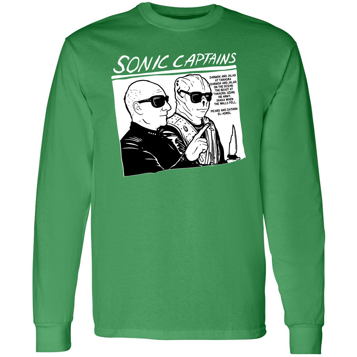 Long Sleeve T-Shirt - W8GXFZ64 - Irish Green - 10