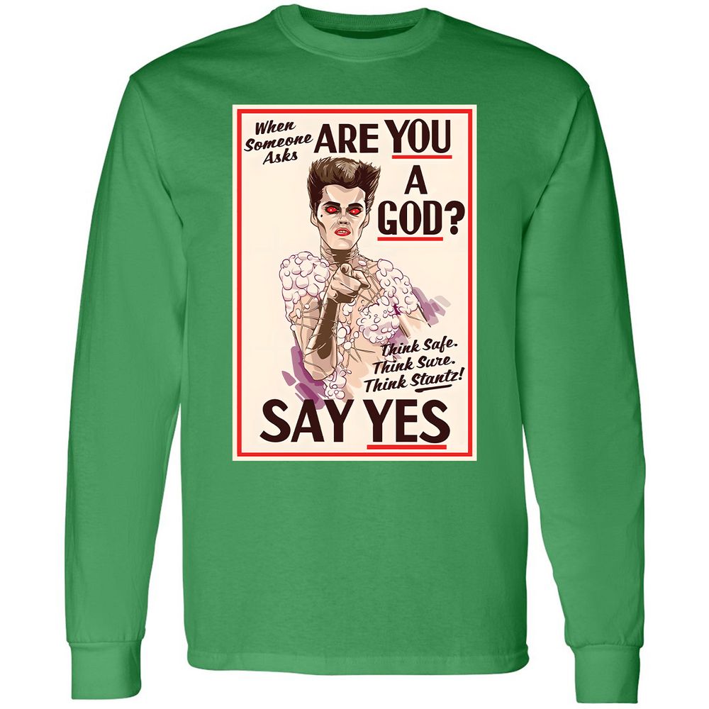 Long Sleeve T-Shirt - GQP7K1SV - Irish Green - 10