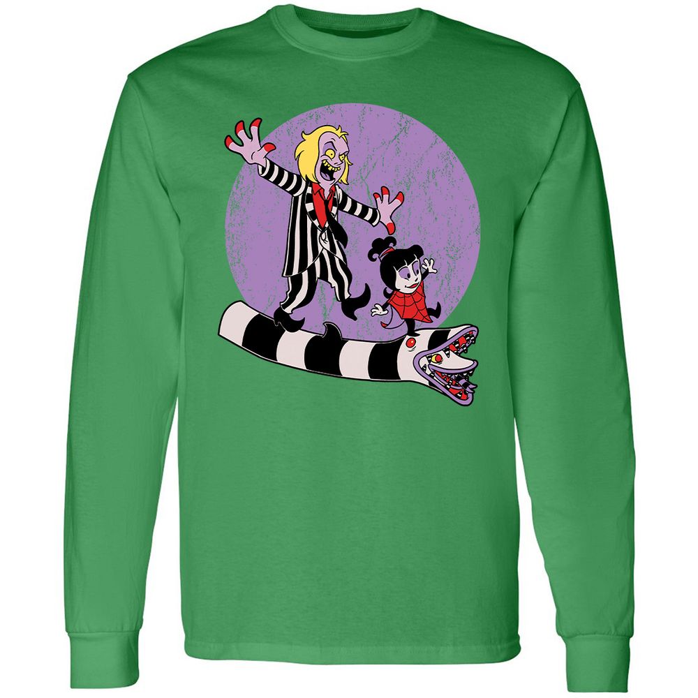 Long Sleeve T-Shirt - NQ61YHGP - Irish Green - 10