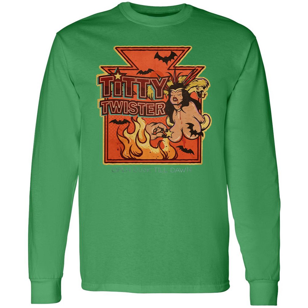Long Sleeve T-Shirt - 712DV3RG - Irish Green - 10