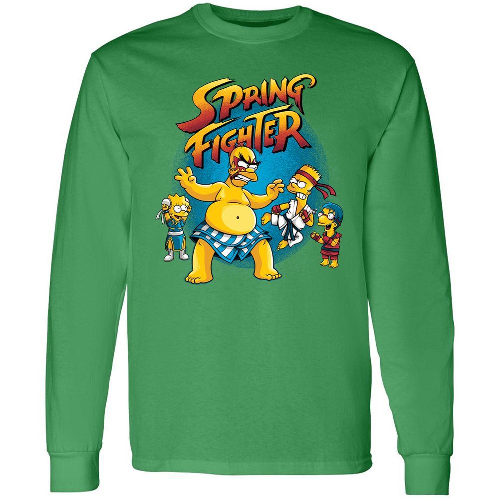 Long Sleeve T-Shirt - LXHBHMV4 - Irish Green - 10