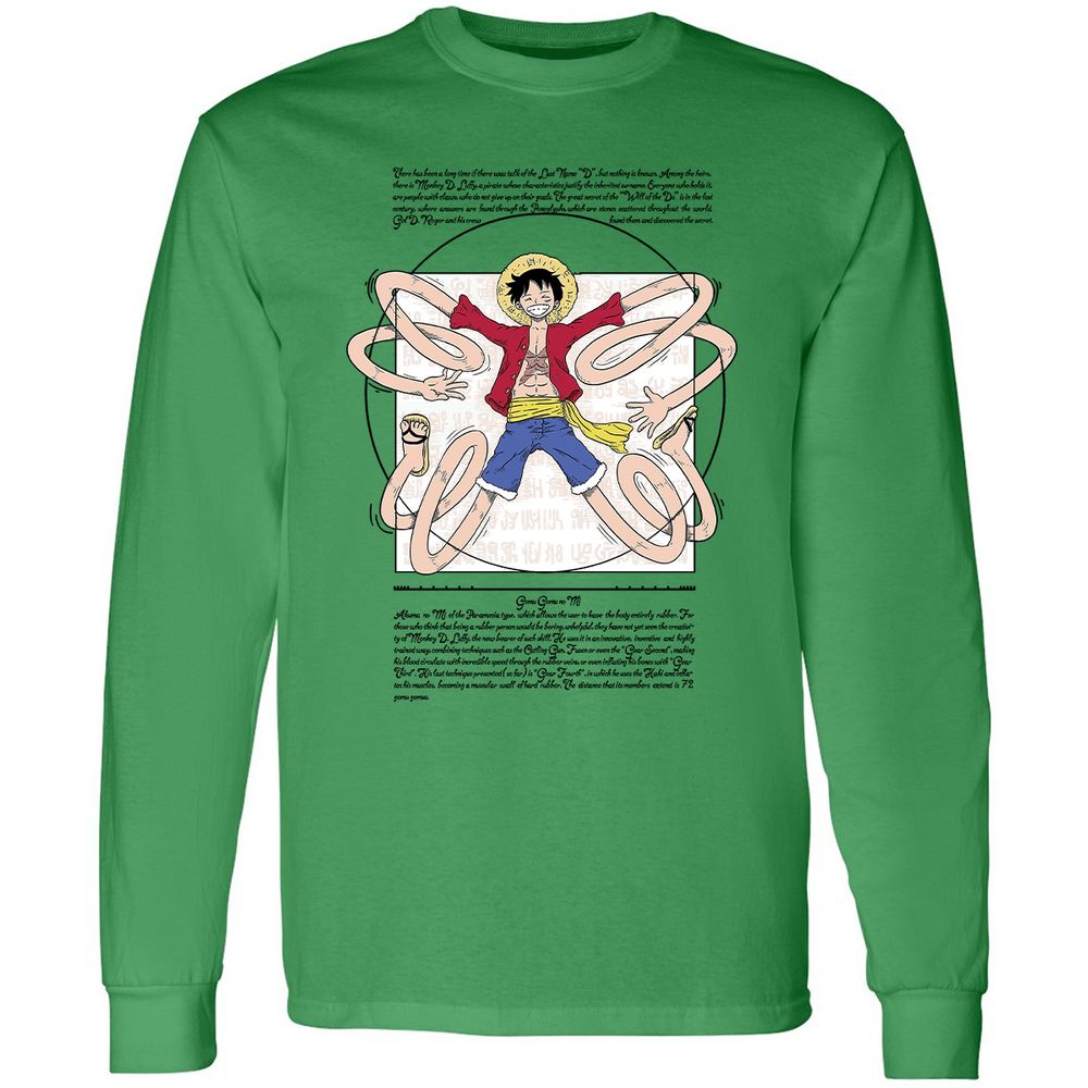 Long Sleeve T-Shirt - CG6R8PGU - Irish Green - 10
