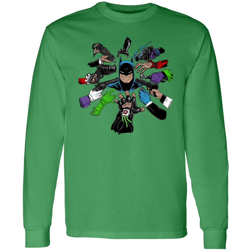 Long Sleeve T-Shirt - HQED41RW - Irish Green - 10