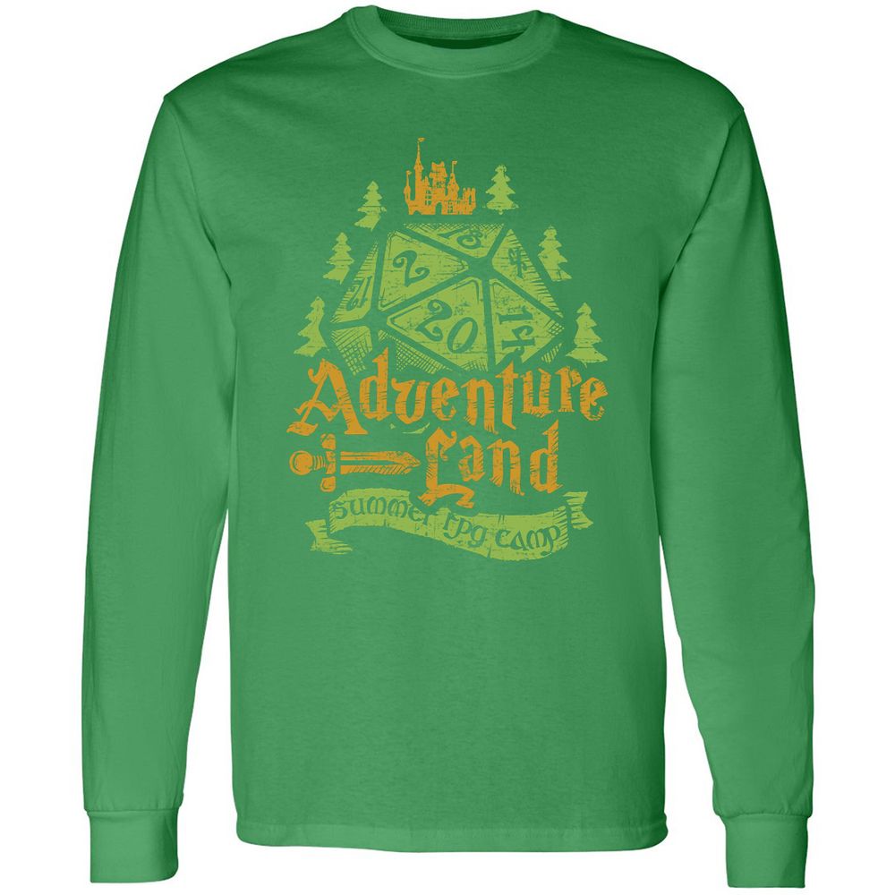 Long Sleeve T-Shirt - D6589AXZ - Irish Green - 10