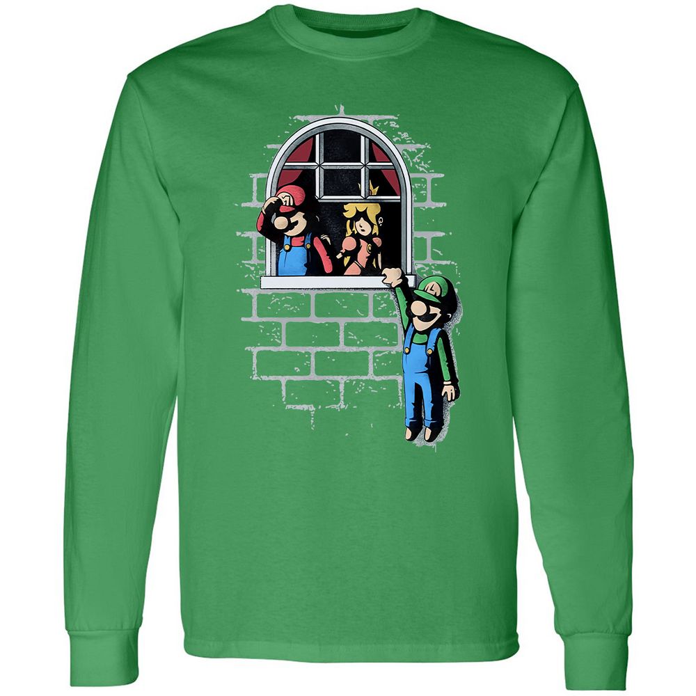 Long Sleeve T-Shirt - V5WH1QD8 - Irish Green - 10