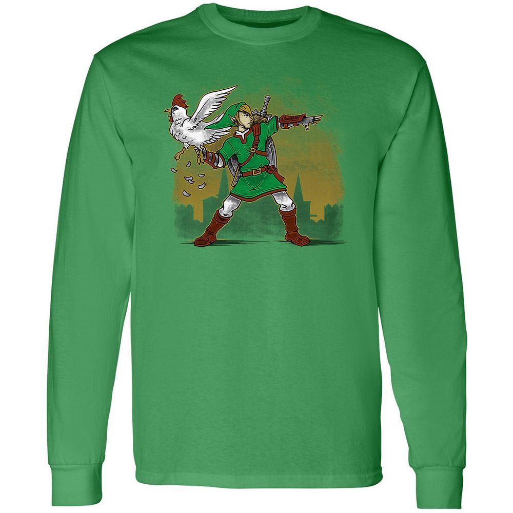 Long Sleeve T-Shirt - E6NVD2U5 - Irish Green - 10
