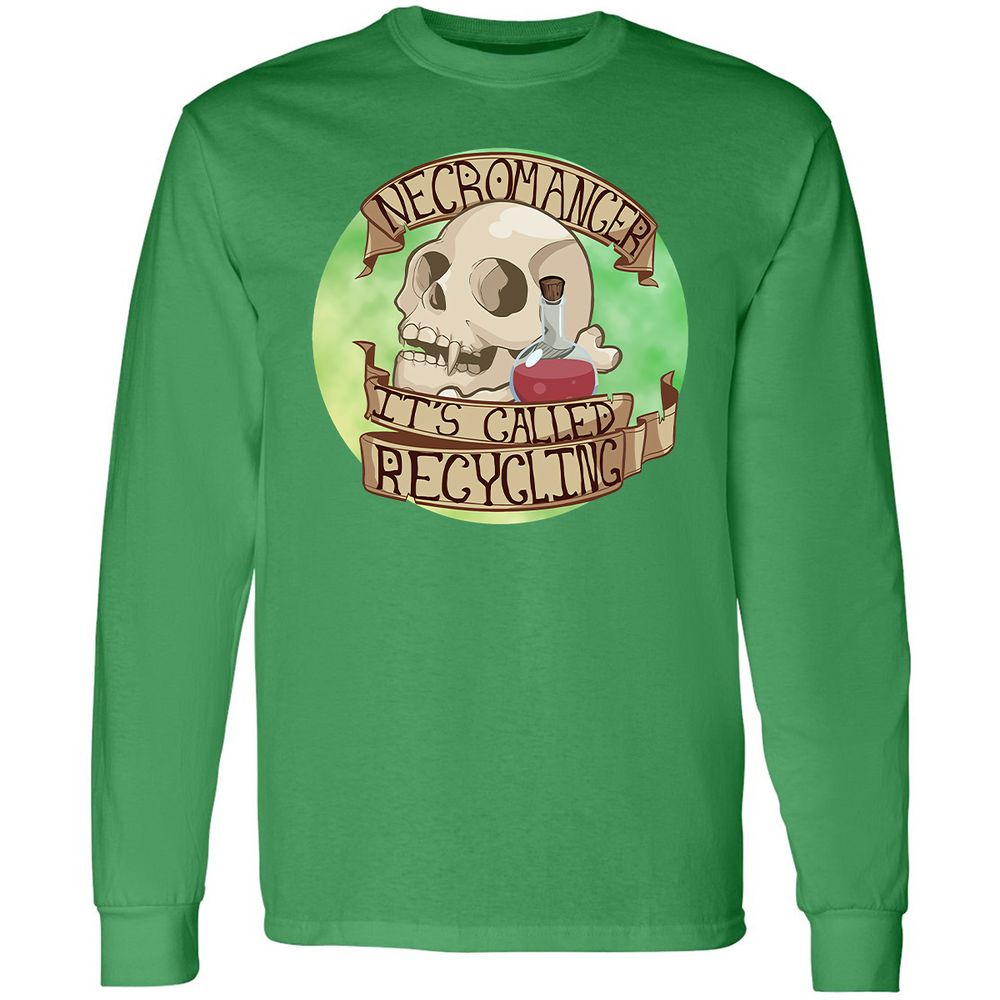 Long Sleeve T-Shirt - 8ZQGLXN7 - Irish Green - 10