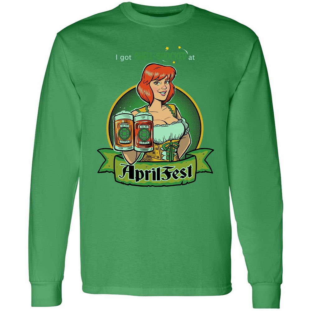 Long Sleeve T-Shirt - WUWKKF2B - Irish Green - 10