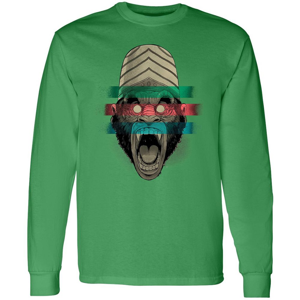 Long Sleeve T-Shirt - YMU5V3GW - Irish Green - 10