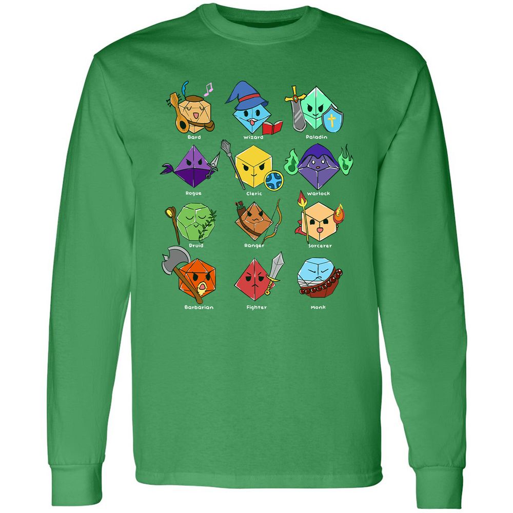 Long Sleeve T-Shirt - ZQCUUPHL - Irish Green - 10