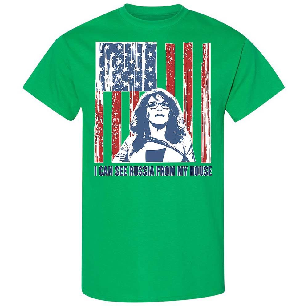 I can see Russia from my house - Irish Green - 10