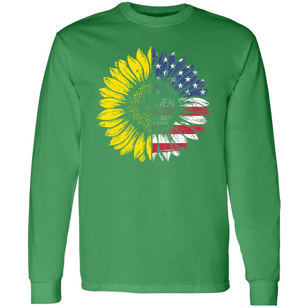 Long Sleeve T-Shirt - LNM599NQ - Irish Green - 10
