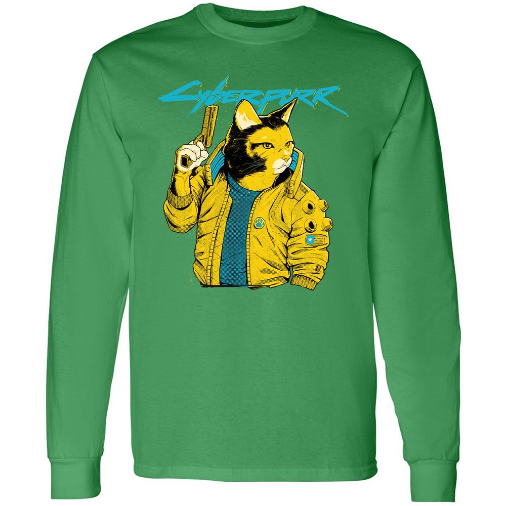 Long Sleeve T-Shirt - HF664LDU - Irish Green - 10