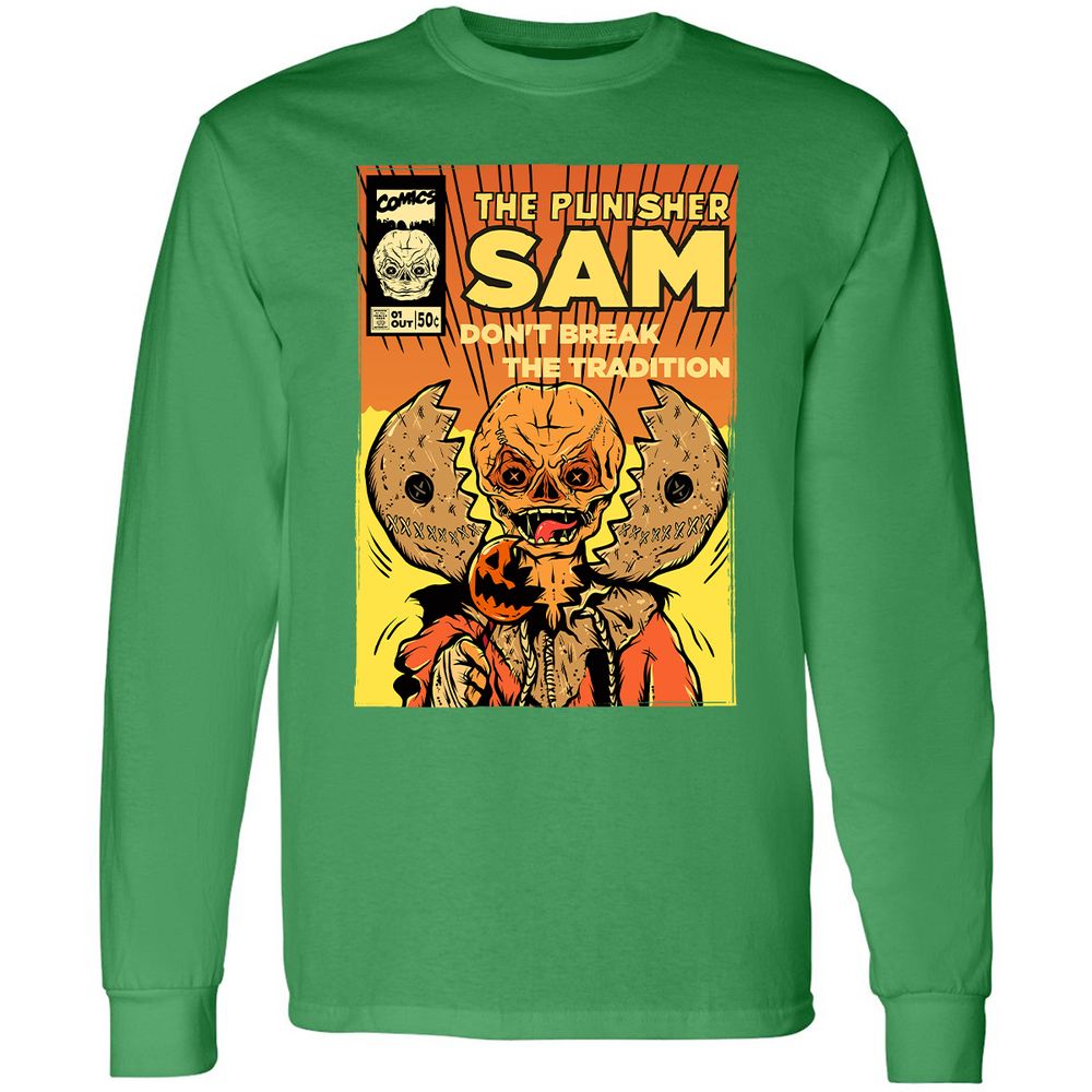 Long Sleeve T-Shirt - Q6KUEE53 - Irish Green - 10