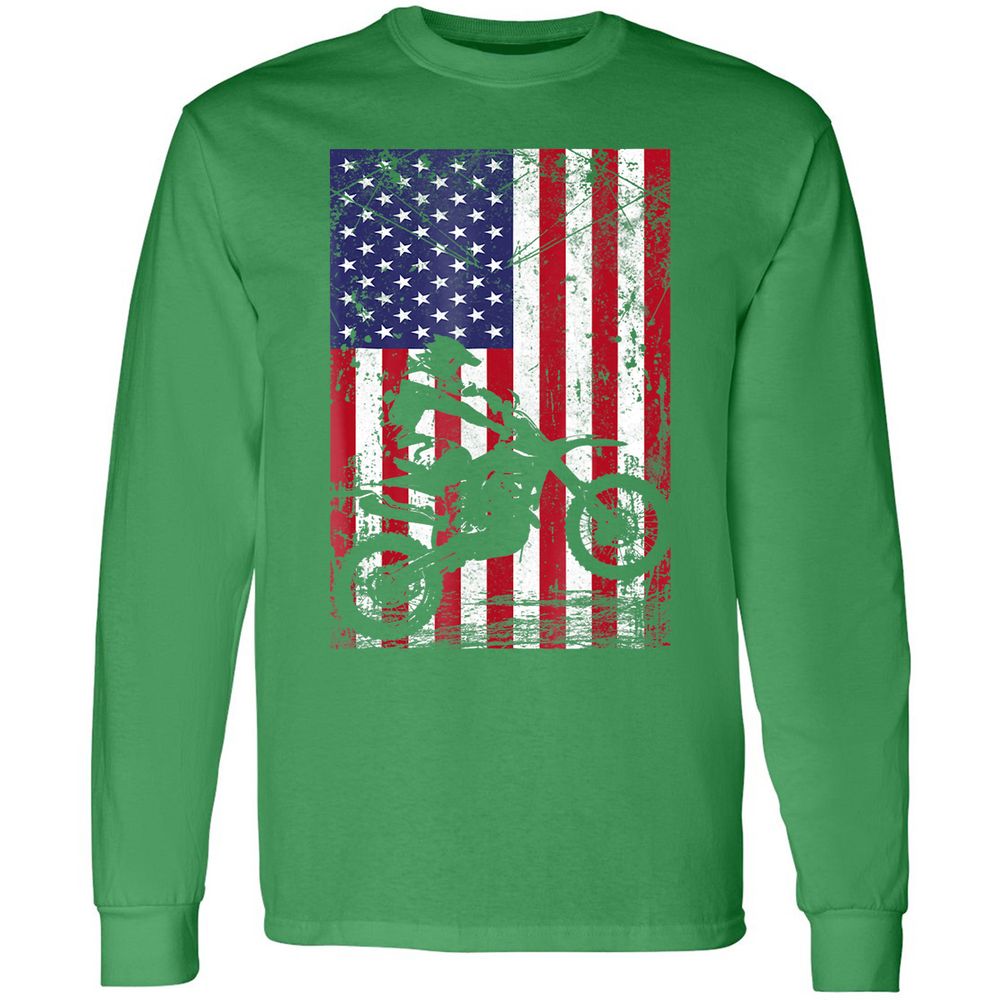 Long Sleeve T-Shirt - H2HMWKKS - Irish Green - 10