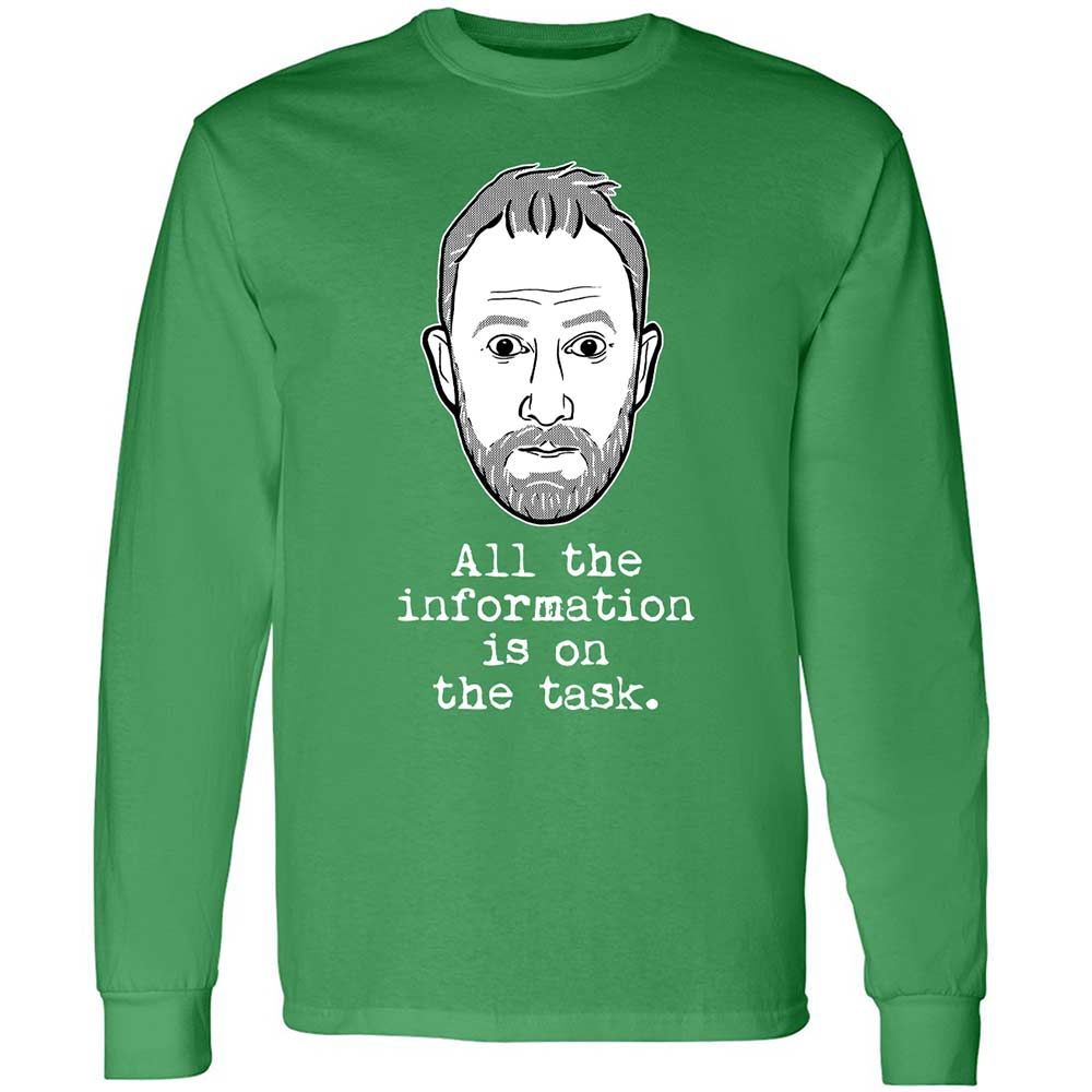 All the information is on the task - Irish Green - 10