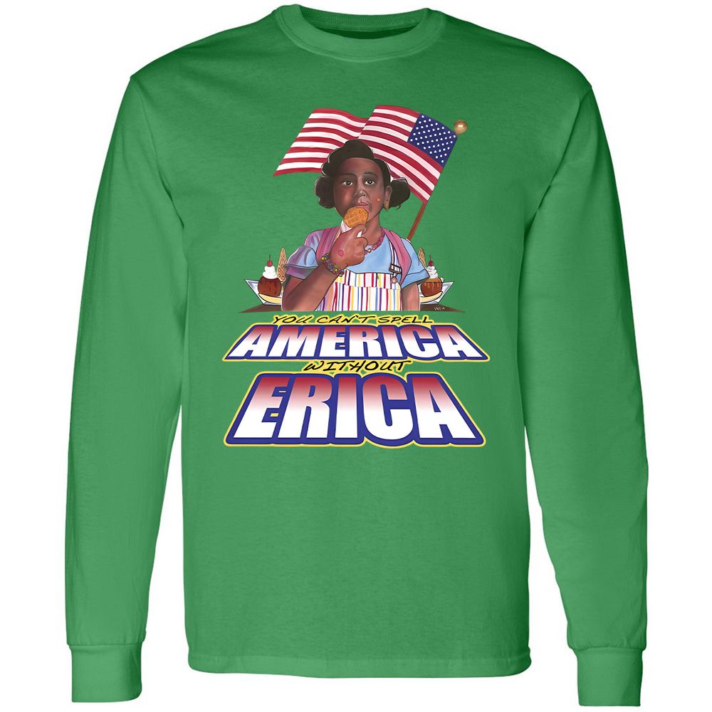 Long Sleeve T-Shirt - WXBU91QL - Irish Green - 10