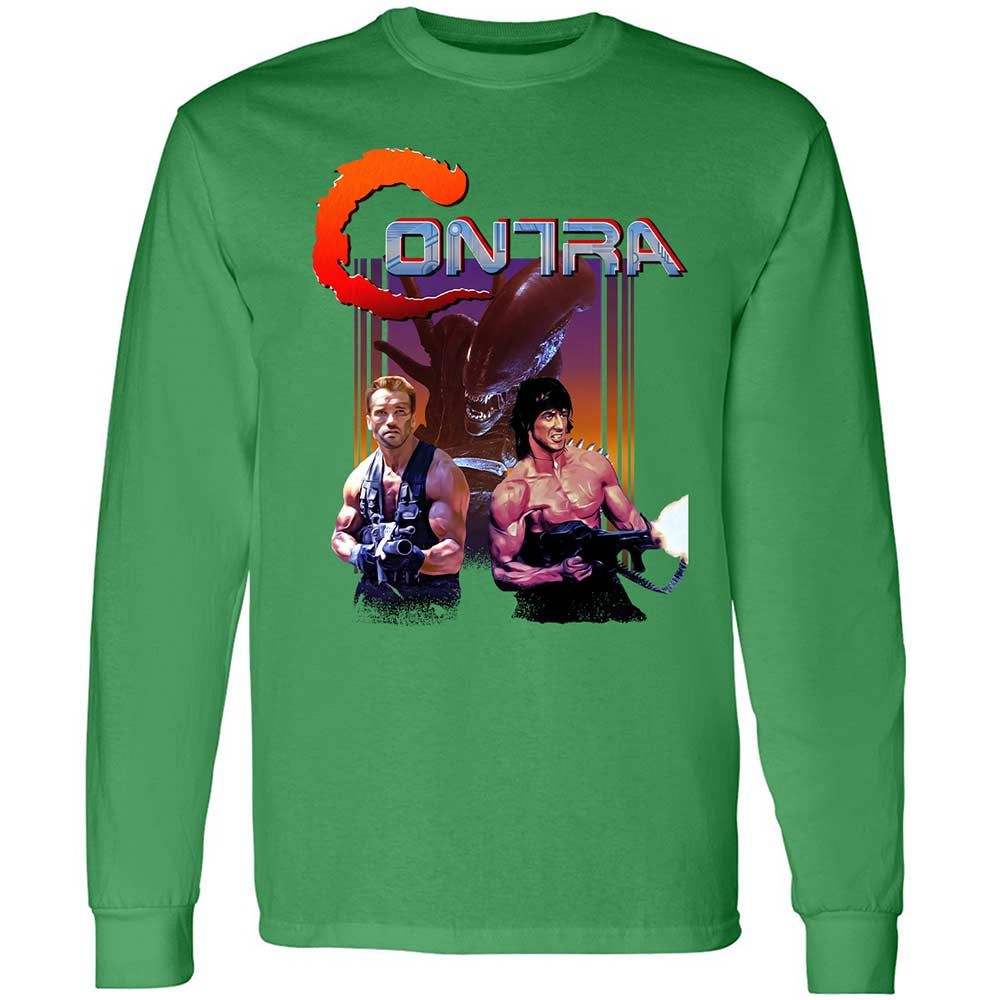 Long Sleeve T-Shirt - F8AHF1XJ - Irish Green - 10