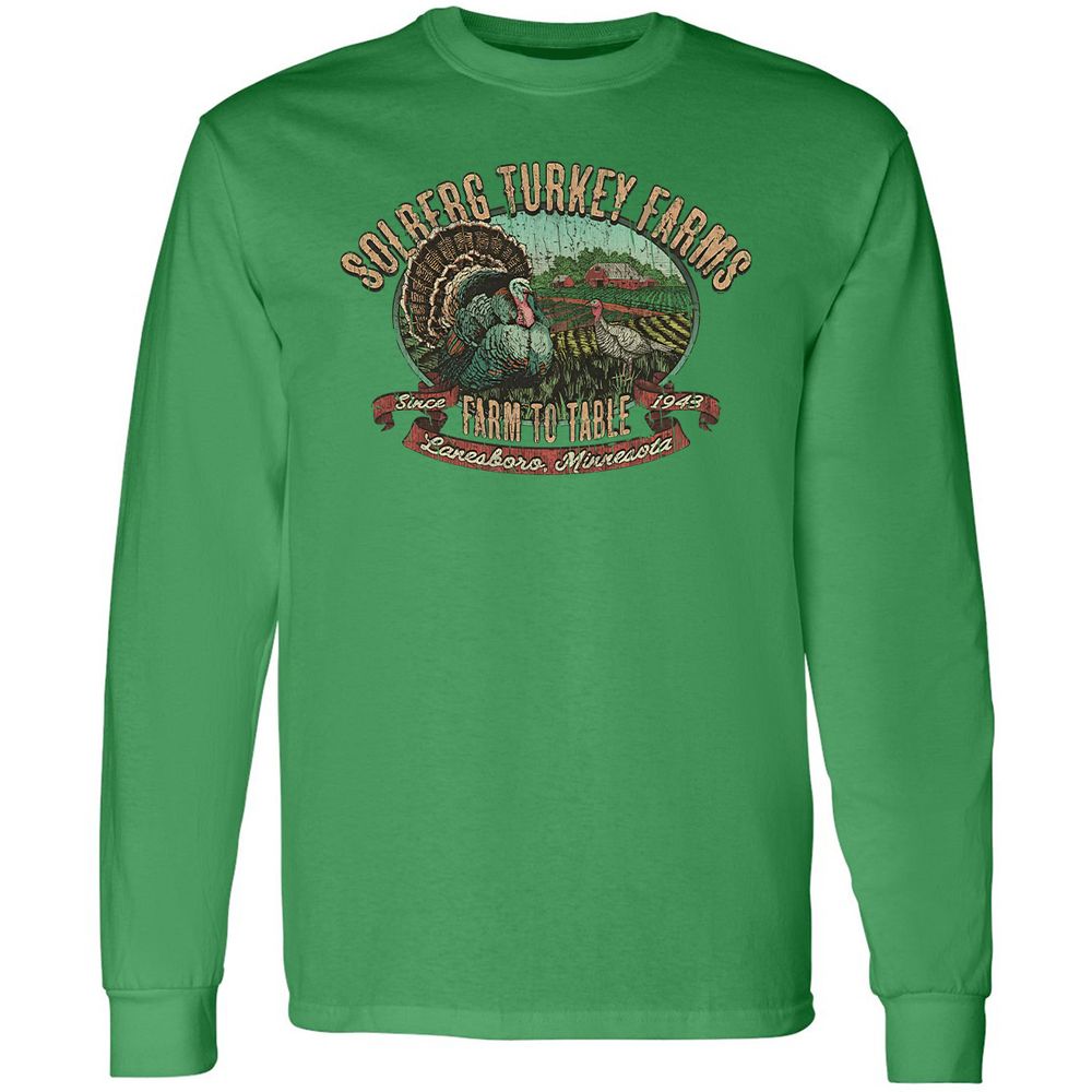 Vintage Turkey Farm Thanksgiving - Irish Green - 10