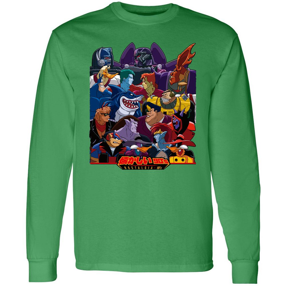 Long Sleeve T-Shirt - H1X11PKM - Irish Green - 10