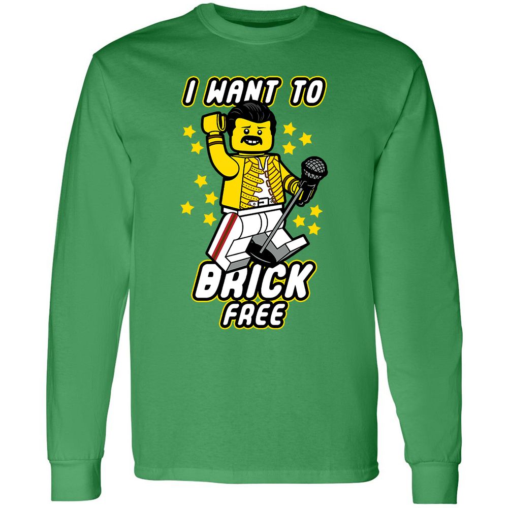 Long Sleeve T-Shirt - WJF8TASY - Irish Green - 10