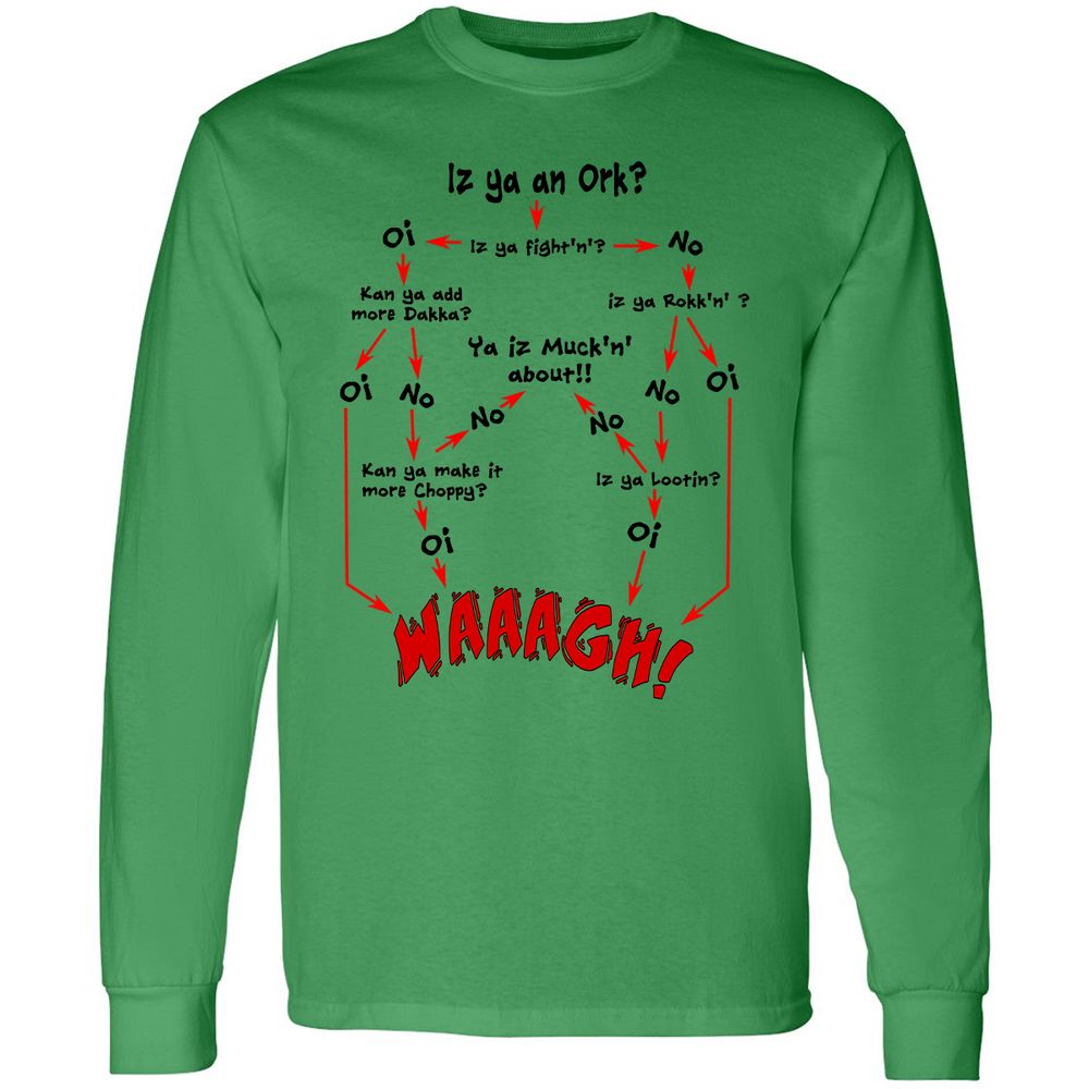 Long Sleeve T-Shirt - 8L7PTCLZ - Irish Green - 10