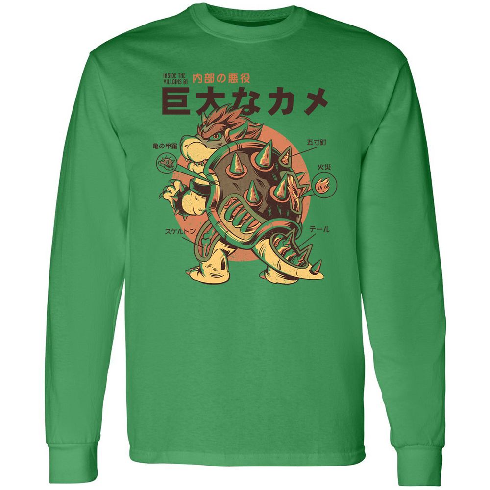 Long Sleeve T-Shirt - 9A9GBFKF - Irish Green - 10