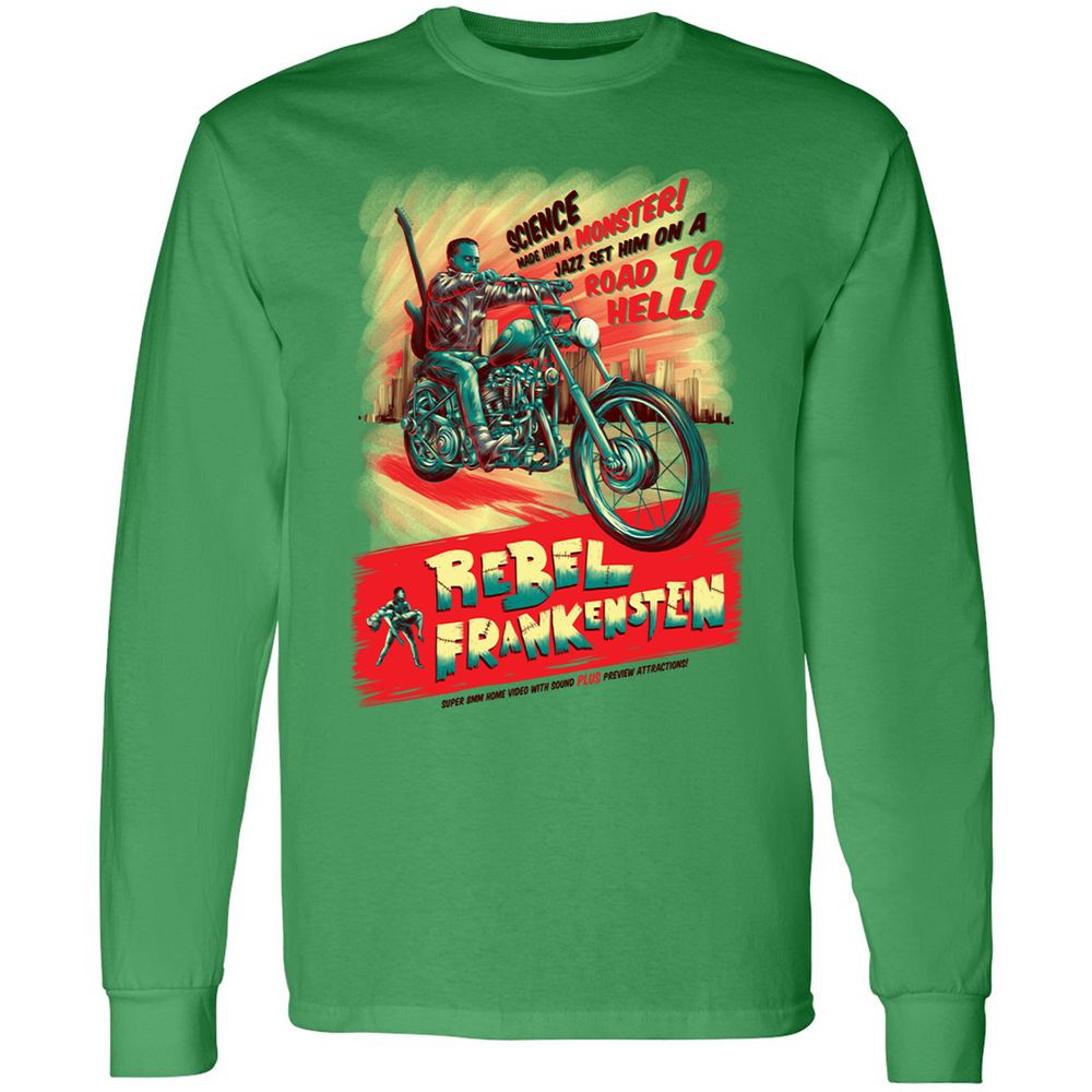 Long Sleeve T-Shirt - QVGCBFCH - Irish Green - 10