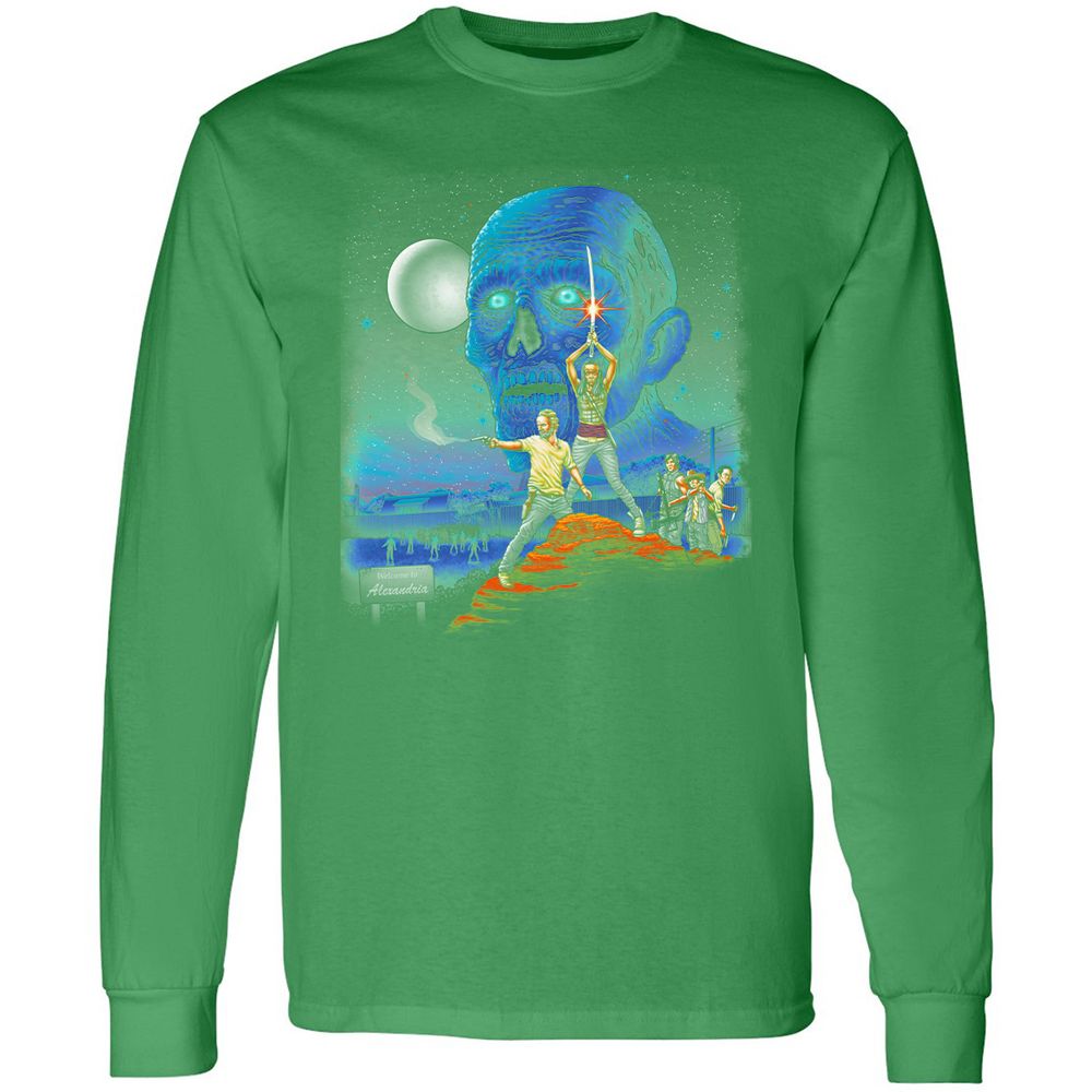 Long Sleeve T-Shirt - TAJ5E98Q - Irish Green - 10