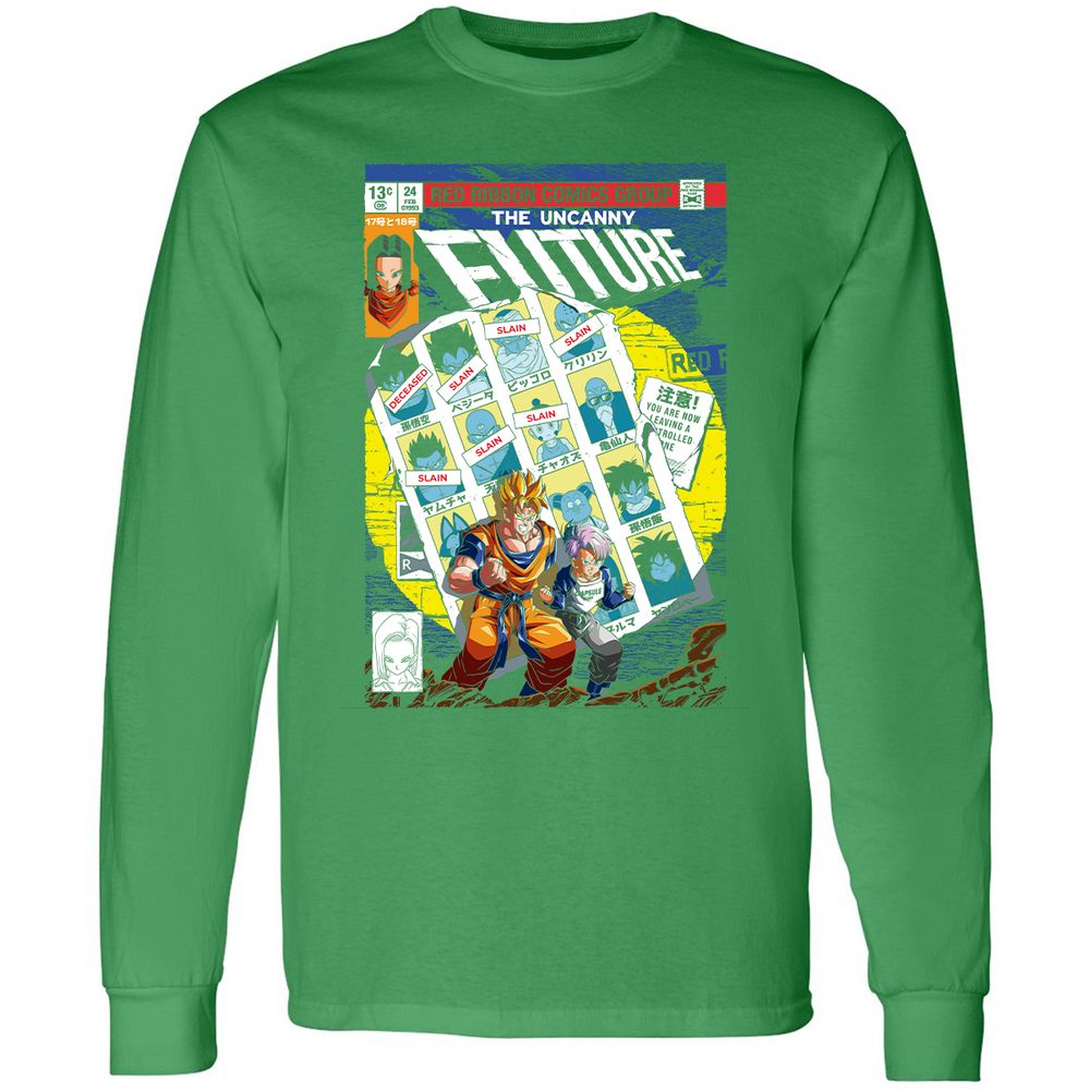 Long Sleeve T-Shirt - J5H899HU - Irish Green - 10
