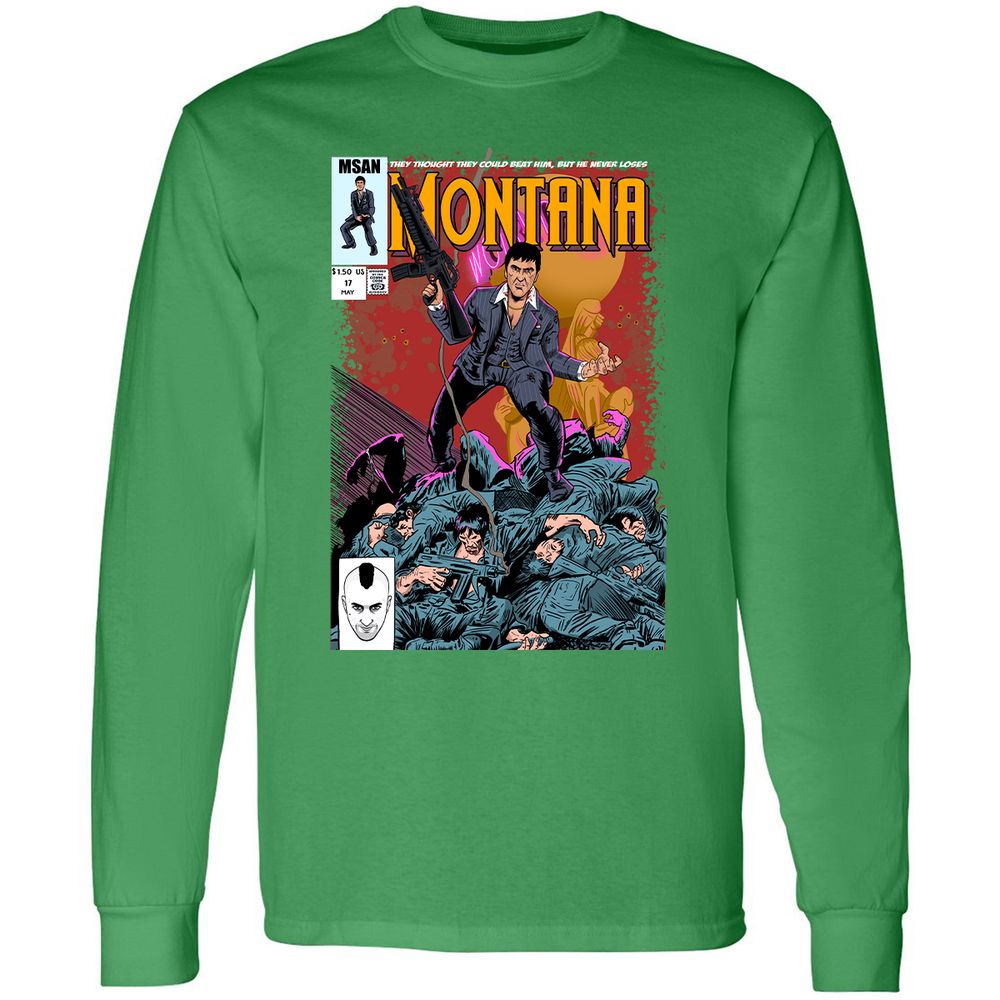 Long Sleeve T-Shirt - UDDM8AUX - Irish Green - 10