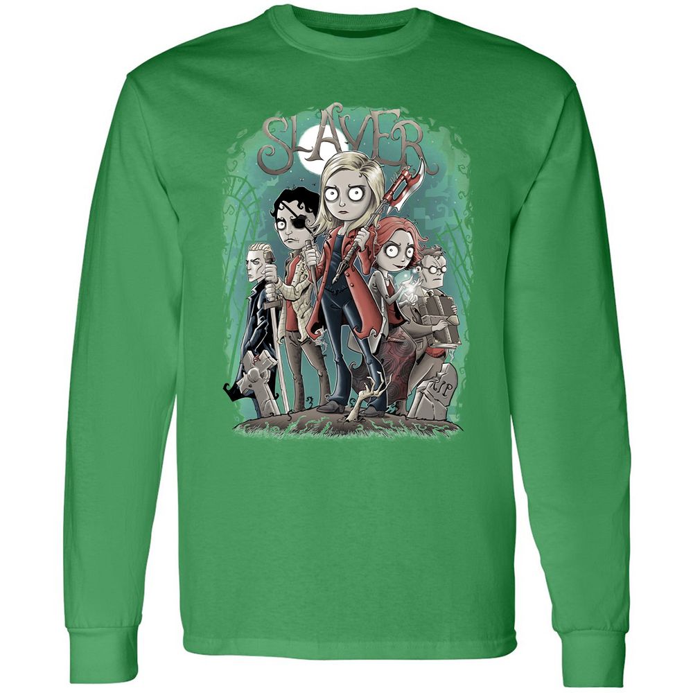 Long Sleeve T-Shirt - 6CUDQMPZ - Irish Green - 10