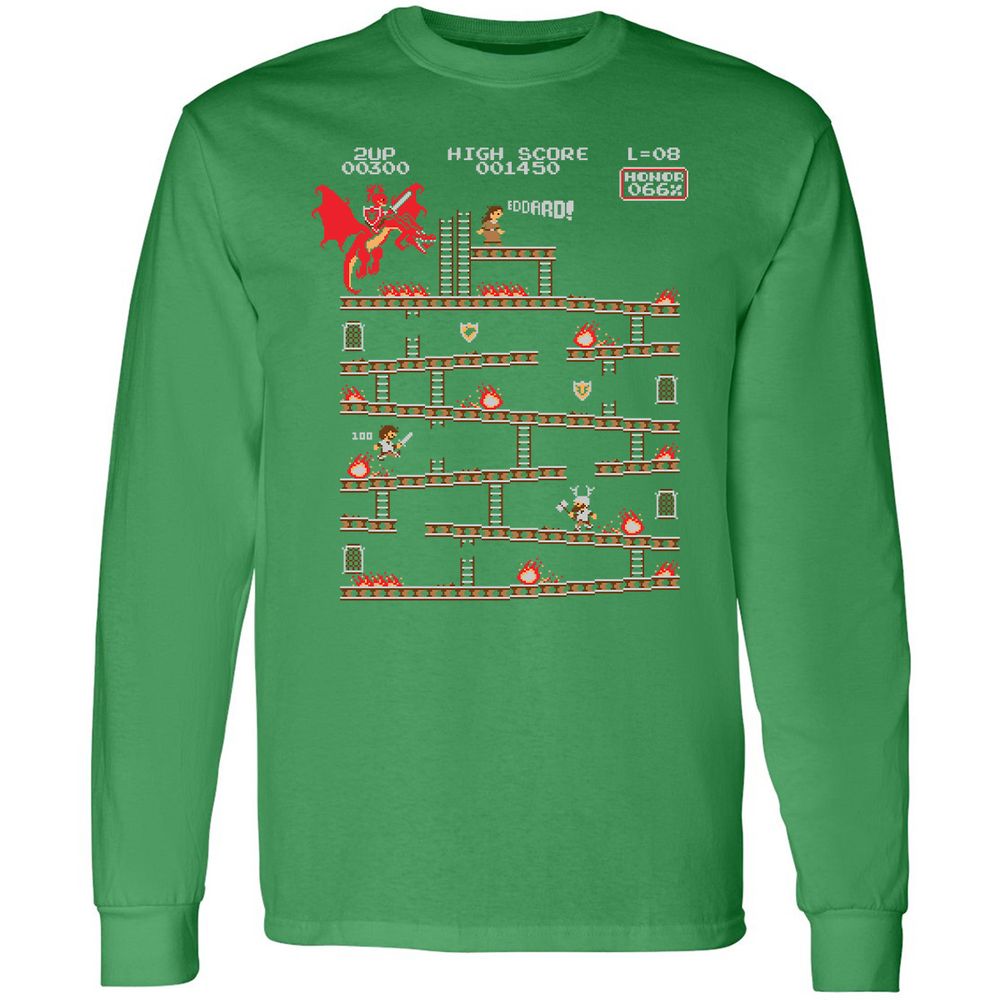 Long Sleeve T-Shirt - 3UL1MVSC - Irish Green - 10
