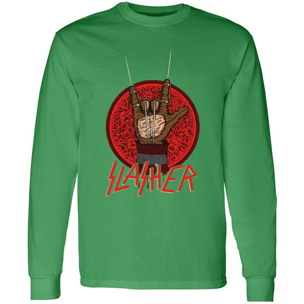 Long Sleeve T-Shirt - 74NDZVBX - Irish Green - 10